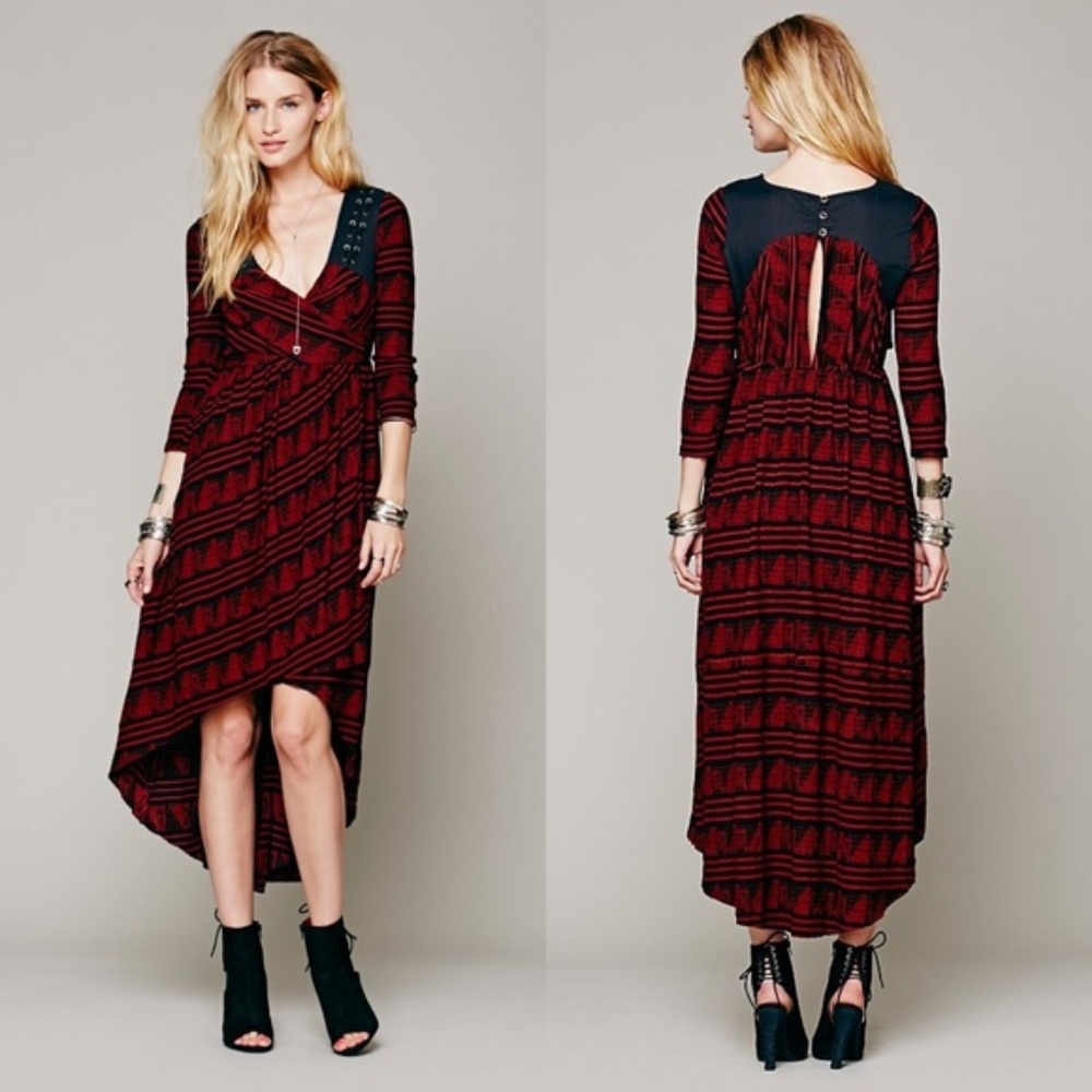 NWT Free People Lelani Wrap Dress